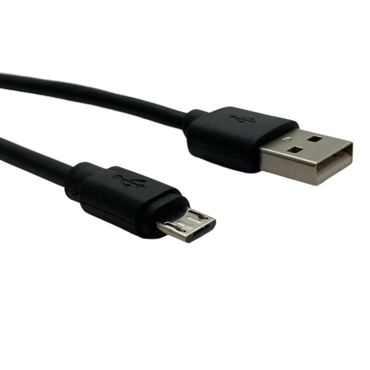 USB A Plug - USB Micro B Plug Lead - Black – Tecsupa